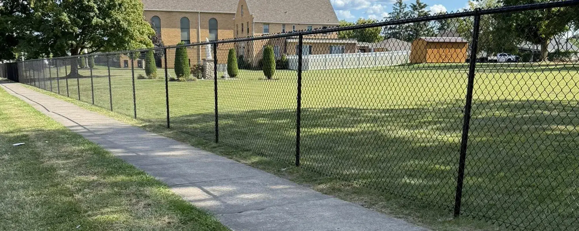 Chain Link fence installed in Central NY