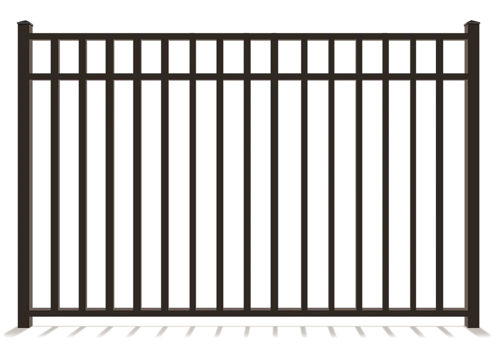 Ornamental Metal 3 Rail Fence Company