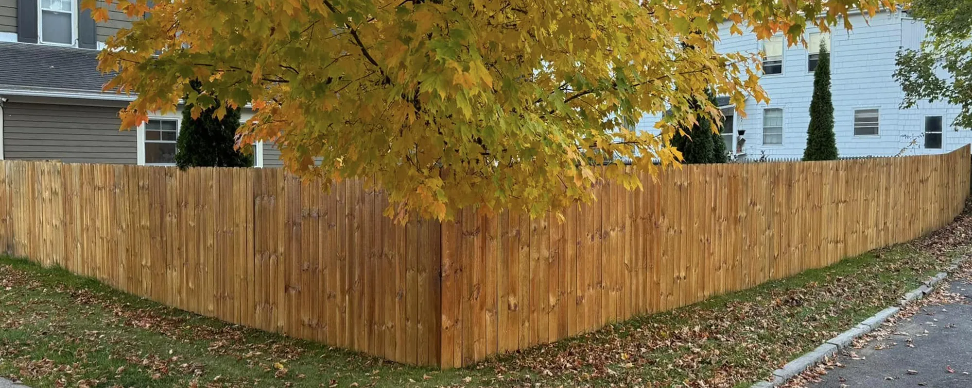 Residential fence installed in Central NY