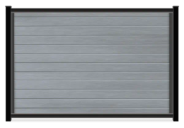 FenceTrac Harbour Grey mixed material fence