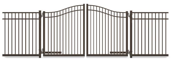 Steel Arched Estate gate