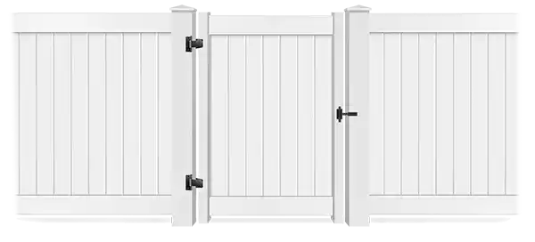 Aluminum single walk gate and fence