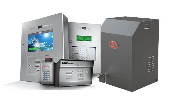 Access control panels and gate operators