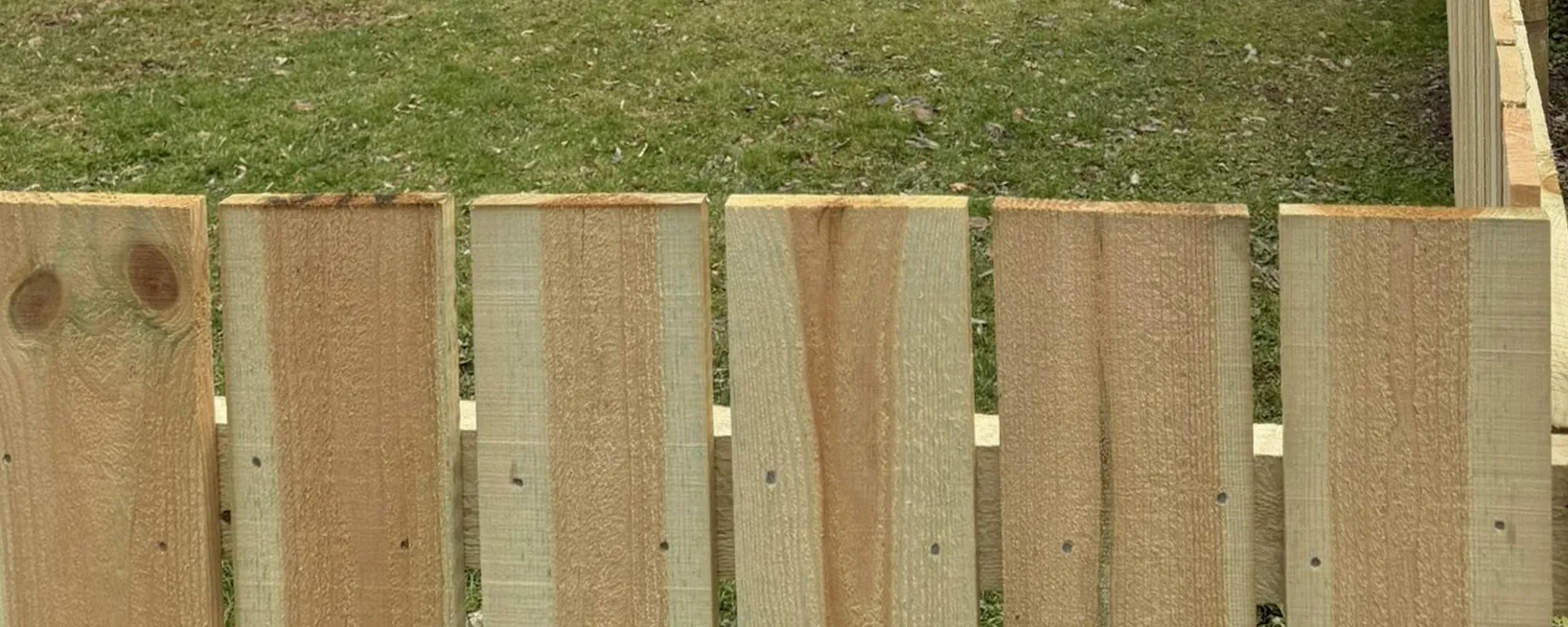 Decorative fence installed by Timberland Fence