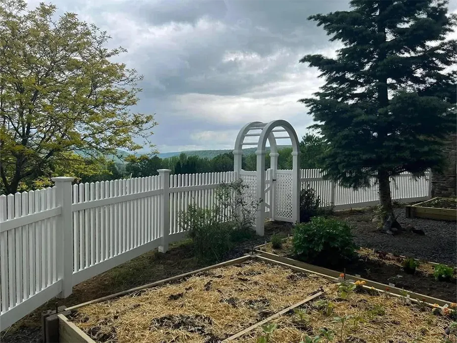Decorative Fence Example in Fly Creek, New York