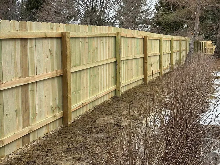 Oneonta, New York wood privacy fencing