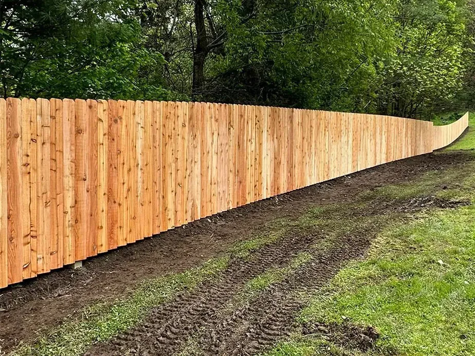 Privacy Fence Example in Oneonta, New York