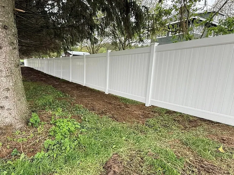 Security Fence Example in Oneonta, New York